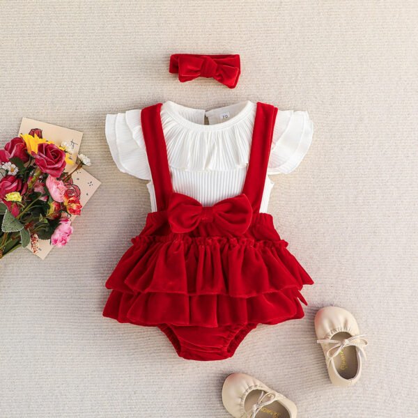 Conjunto de tres piezas con volantes - Imagen 2