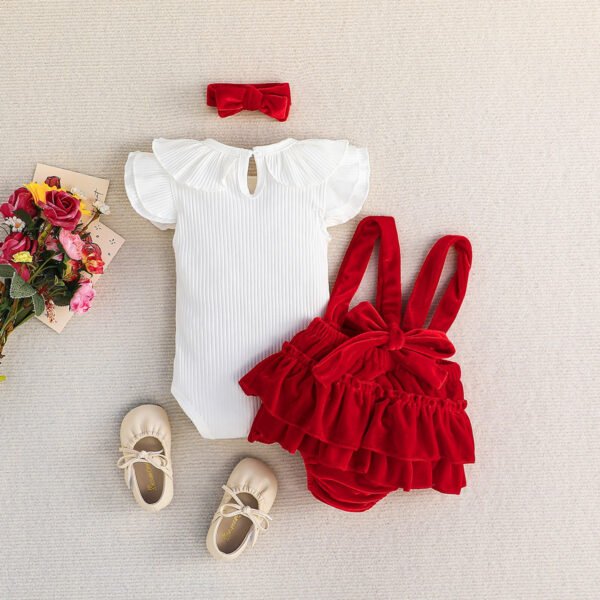 Conjunto de tres piezas con volantes - Imagen 5