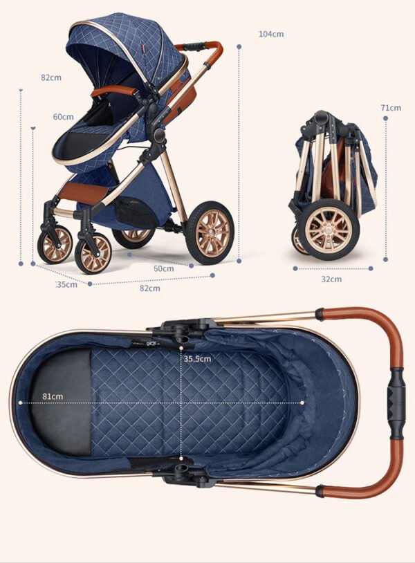 Carrito de bebé plegable - Imagen 4