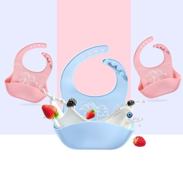 Babero de silicona para bebés - Imagen 3
