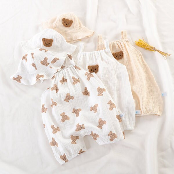 Conjunto de mono y sombrero para bebé - Imagen 3