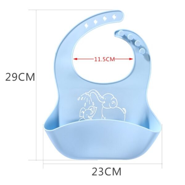 Babero de silicona para bebés - Imagen 4