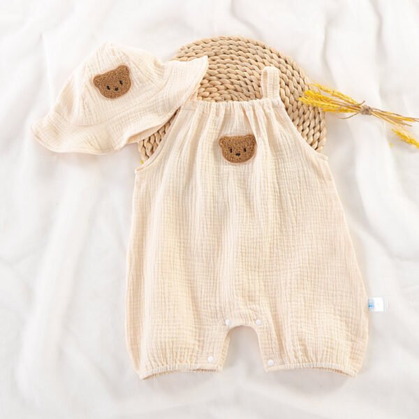 Conjunto de mono y sombrero para bebé - Imagen 5