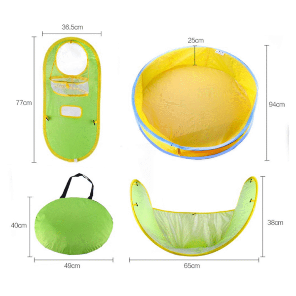 Tienda de campaña de bebé con canasta - Imagen 2